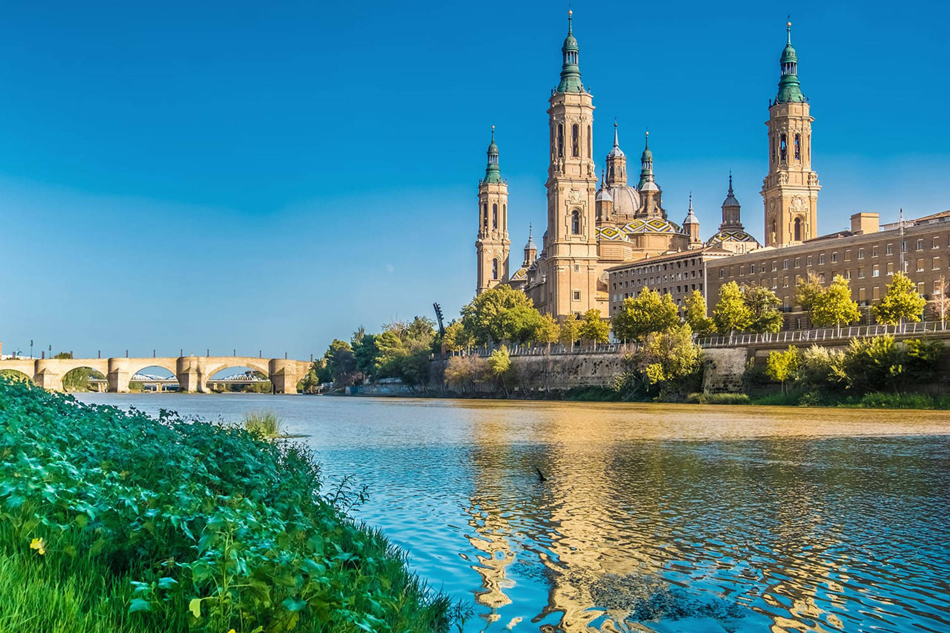 Our Lady Of Pillar Cathedral Church Background