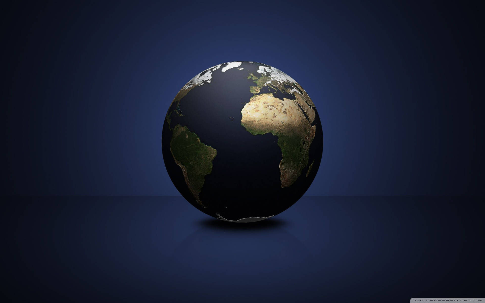 Our World In One Global Sphere Background