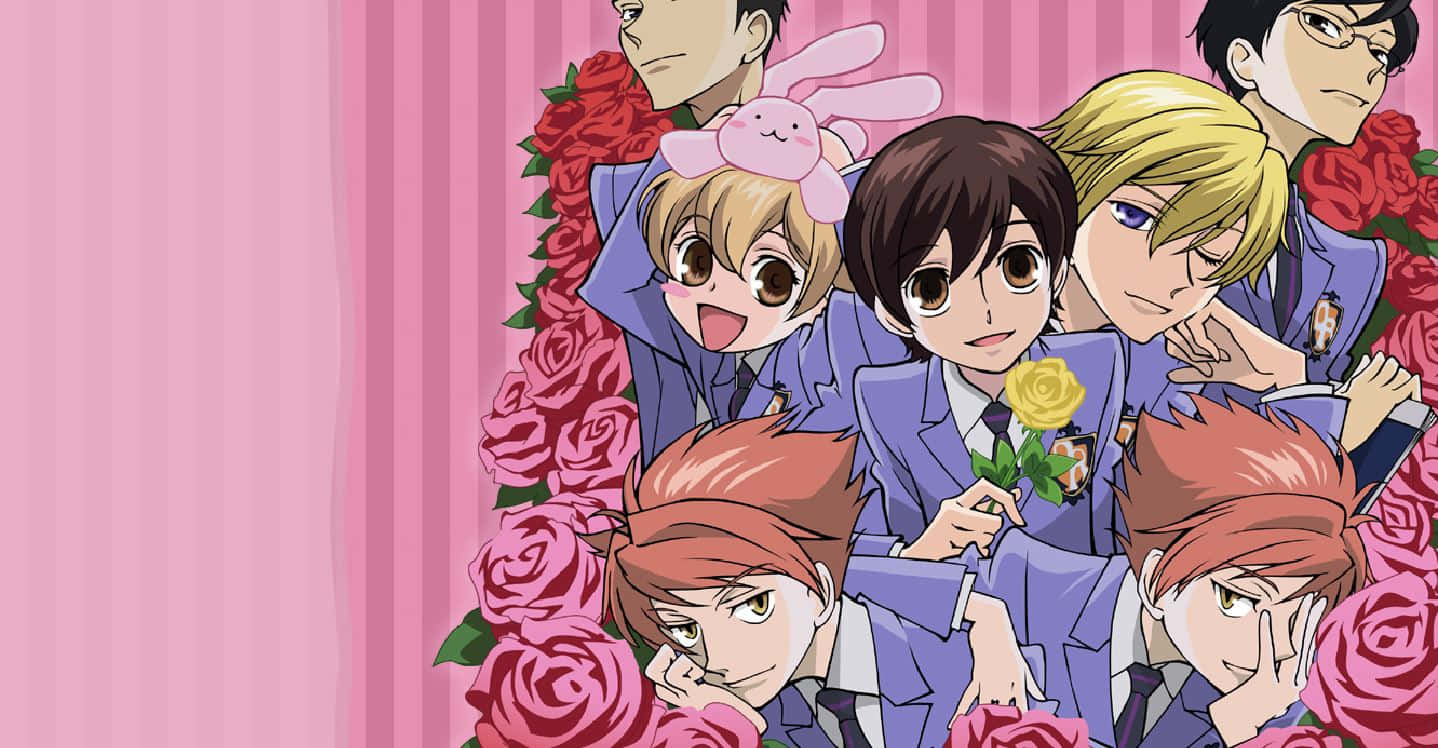 Ouran High School Host Club - Group Photo Background