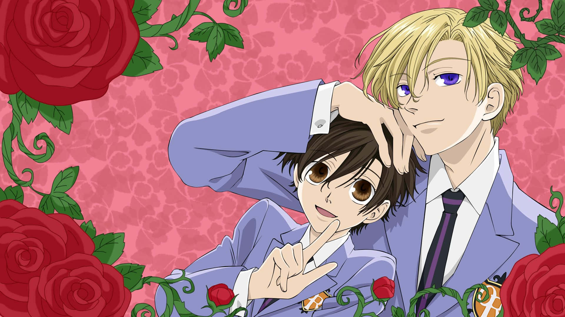 Ouran High School Host Club Group Picture Background