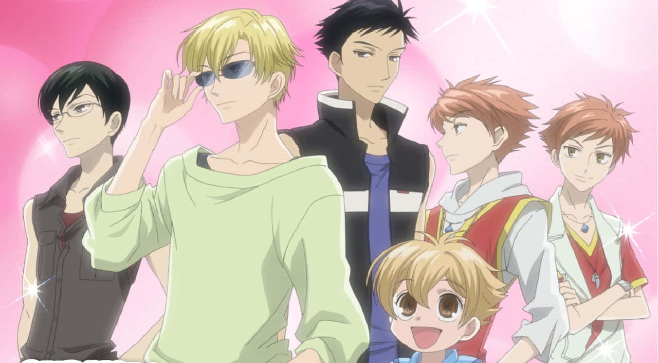 Ouran High School Host Club Group Wallpaper Background