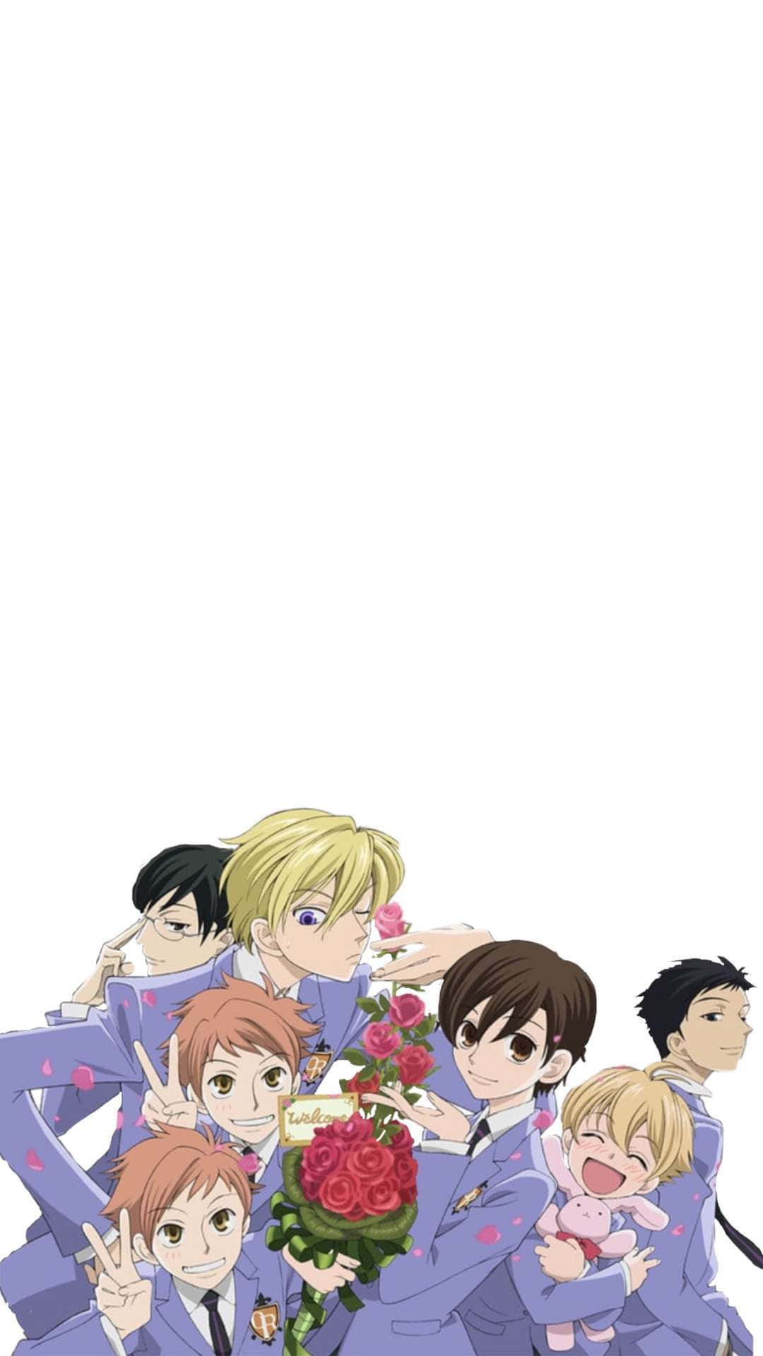 Ouran High School Host Club Wallpaper Featuring Main Characters Background