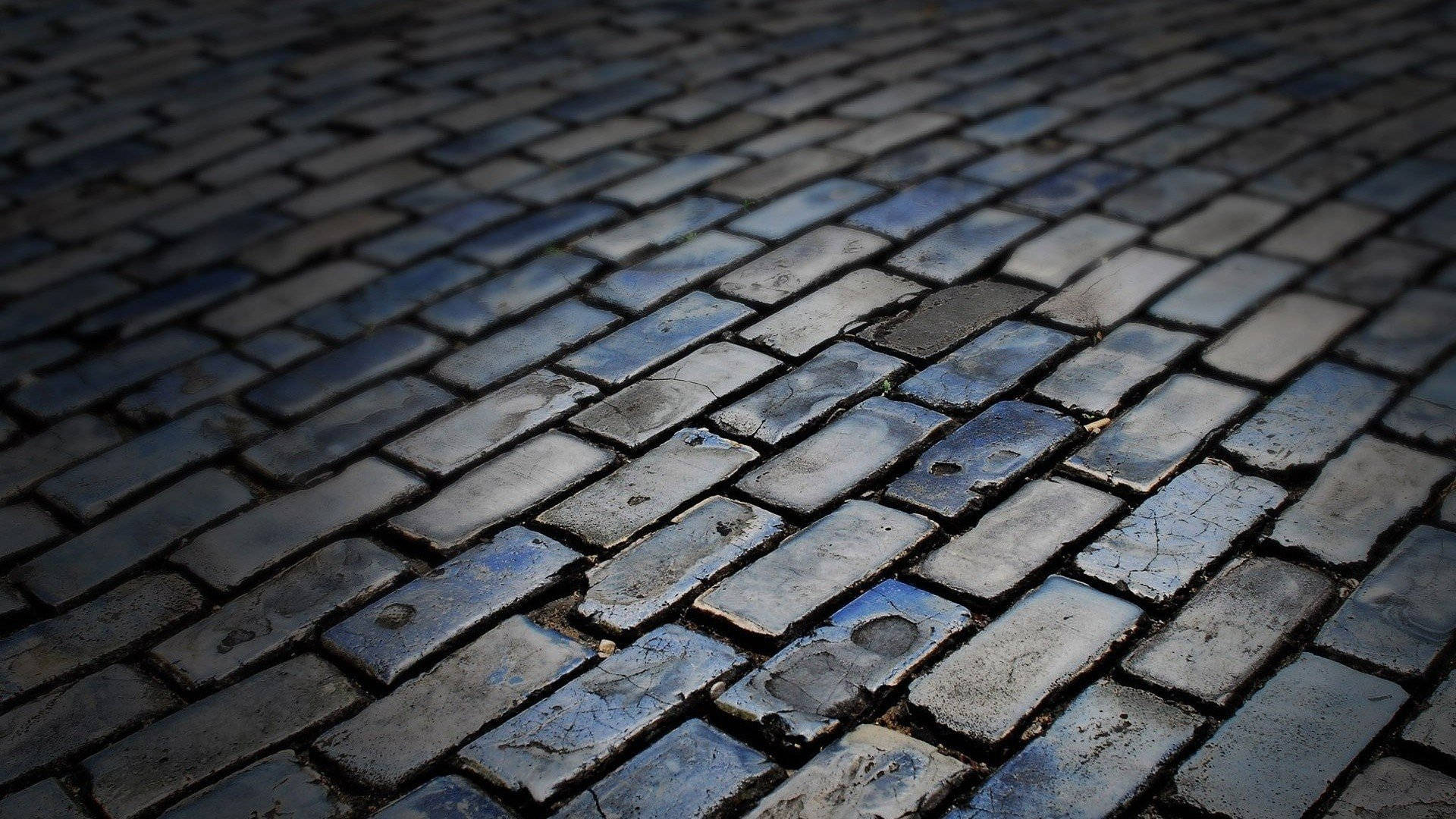 Outdoor Brick Road