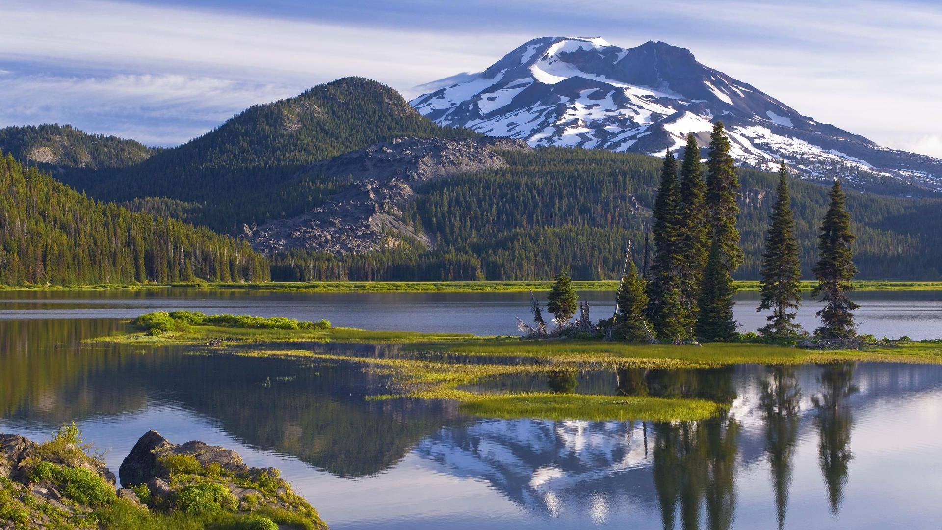 Outdoor Mountain Lake