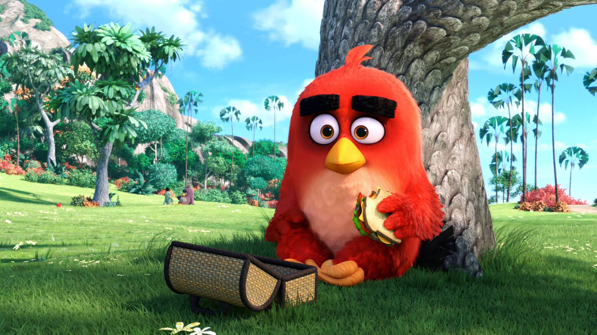 Outdoor Scene In The Angry Birds Movie Background