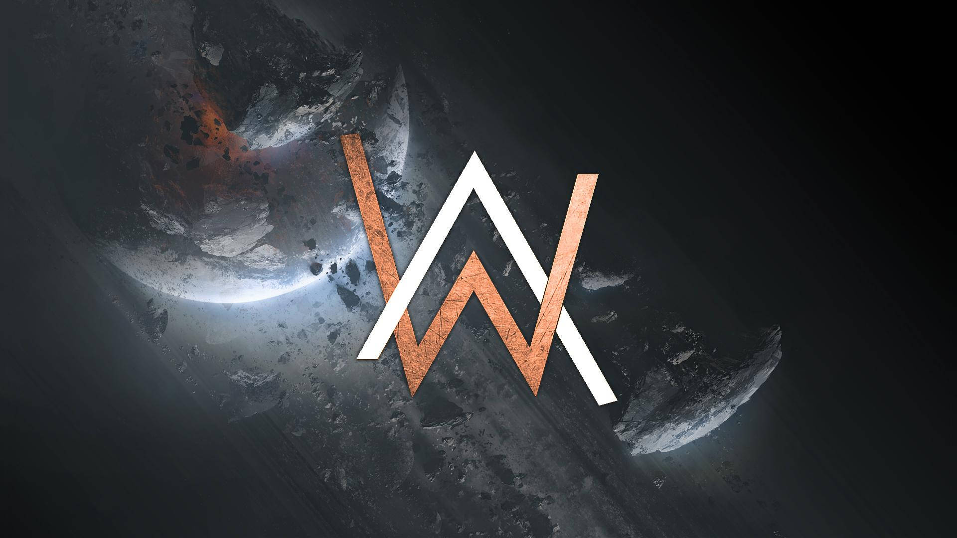 Outer Space Alan Walker Logo Background