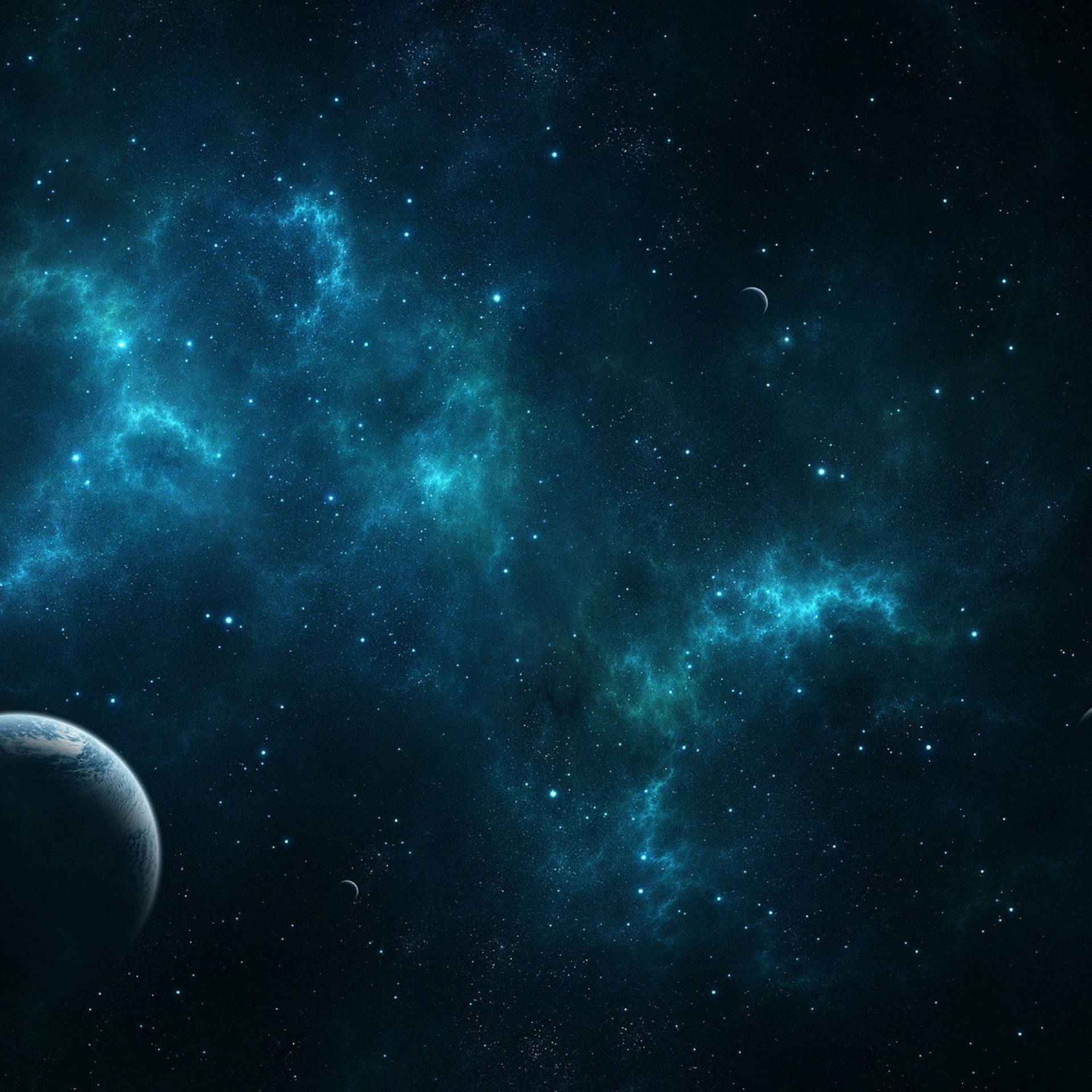 Outer Space On Free Ipad Background