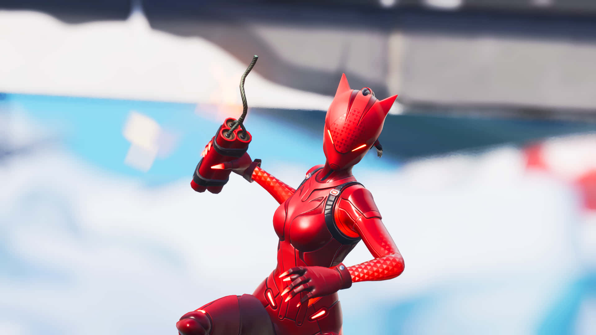 “outfit Up In The Iconic Lynx Skin From Fortnite”