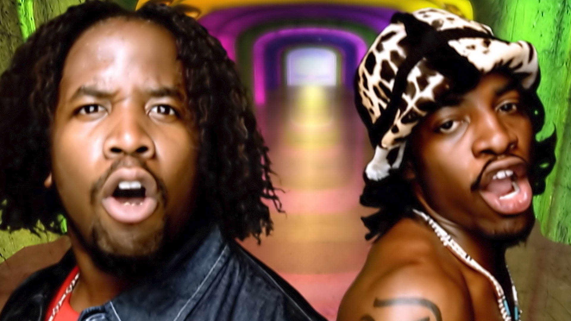 Outkast 90s Duo André 3000 Big Boi Background