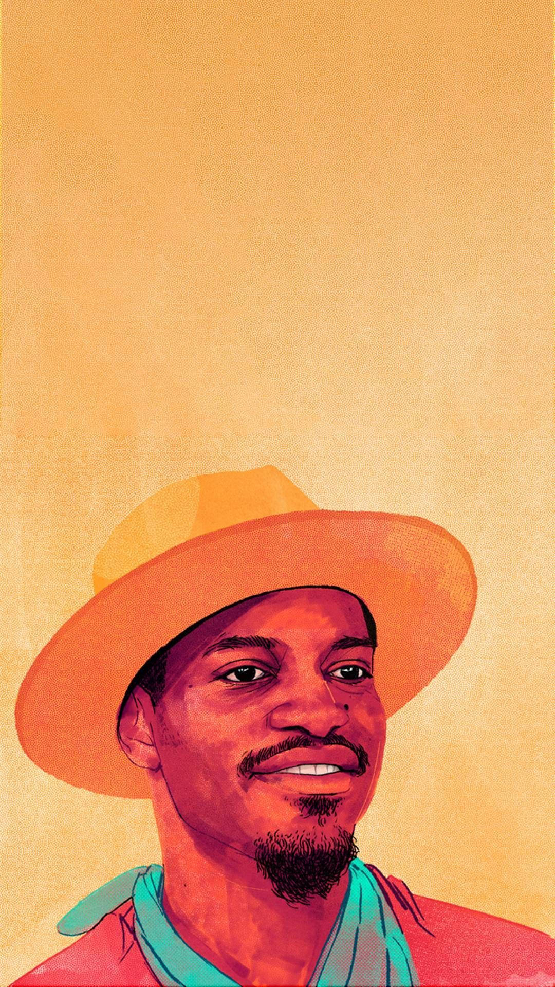 Outkast André 3000 Illustration Vector Art