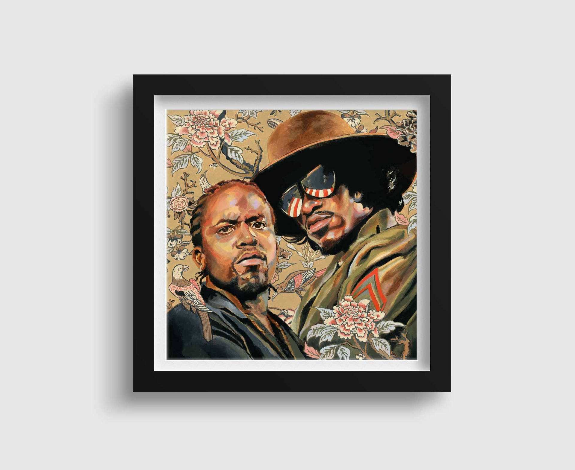 Outkast Big Boi Andrei 3000 Photo Frame Background