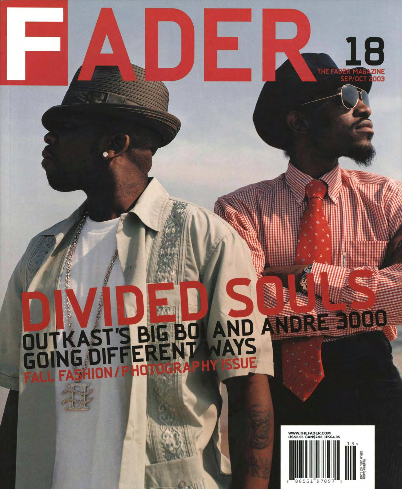 Outkast On Fader Magazine Cover Background