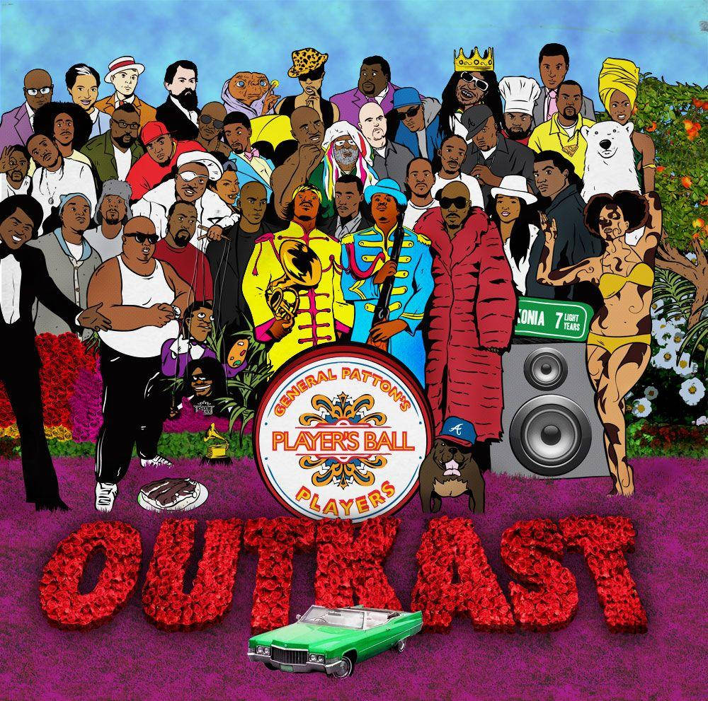 Outkast Player's Ball 1994 Song Art