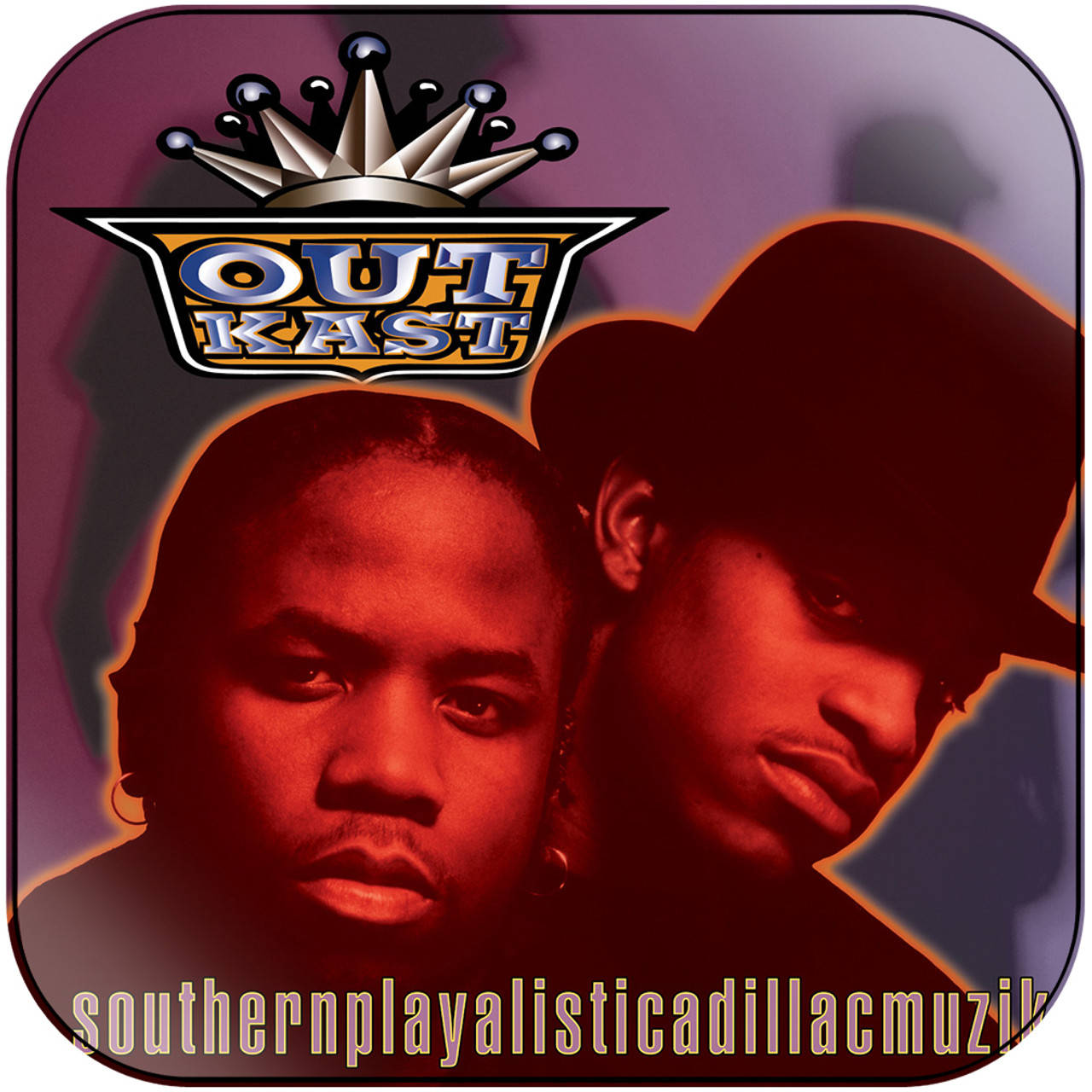 Outkast Southernplayalisticadillacmuzik Album Cover Art 1994 Background