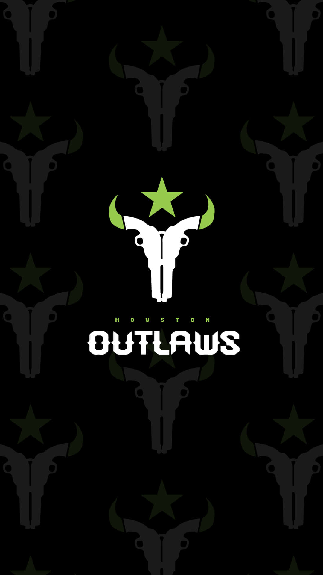 Outlaws Logo On A Black Background Background