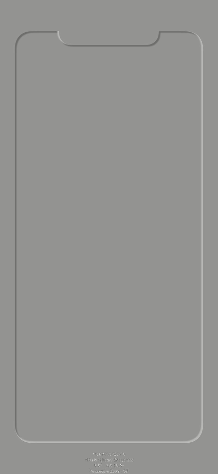 Outline 3d Dark Gray Display Iphone