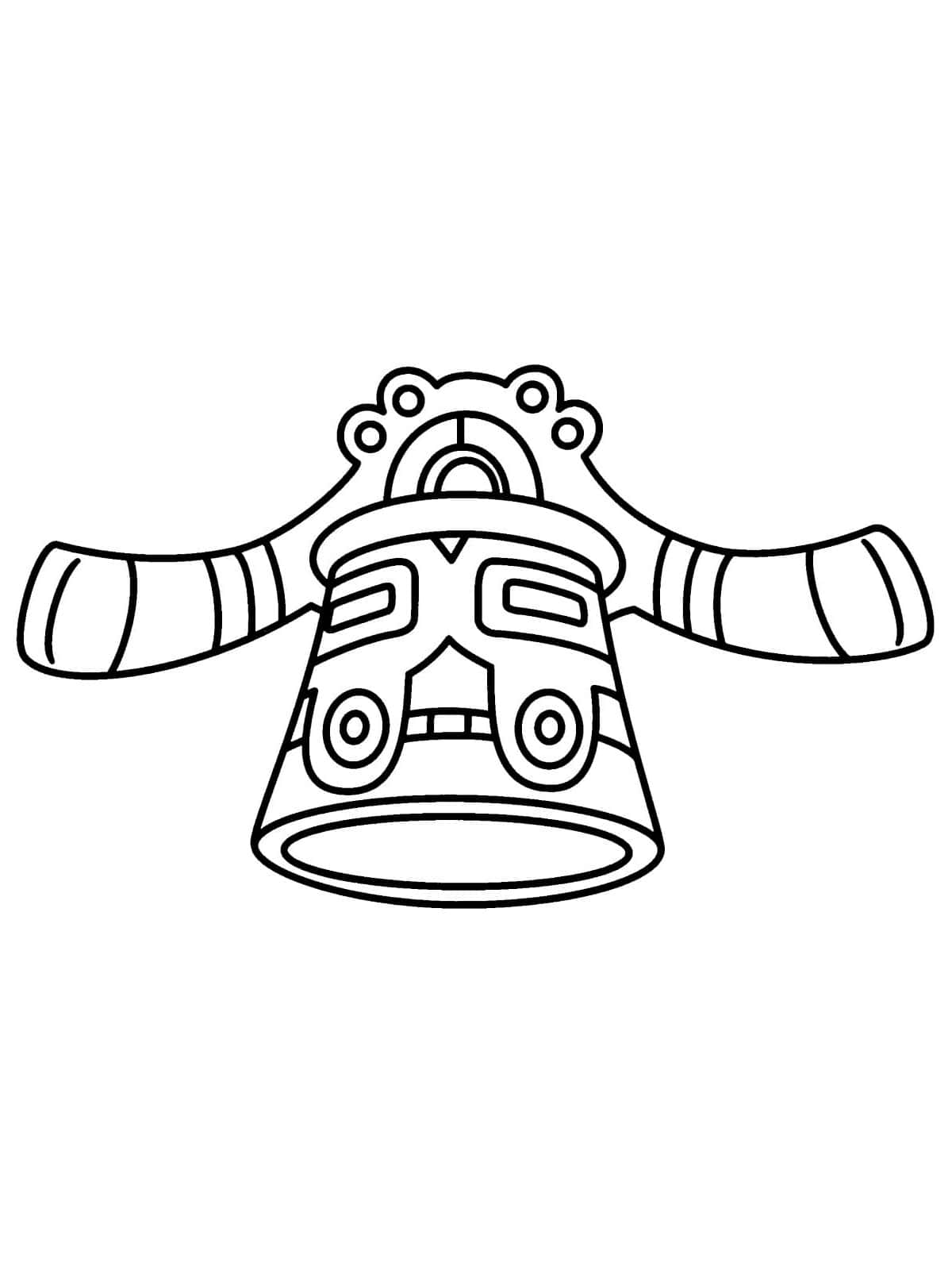 Outline Of Bronzong Background