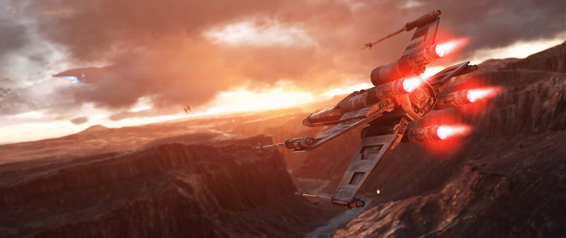 Outmaneuver The Enemy In X-wing Background