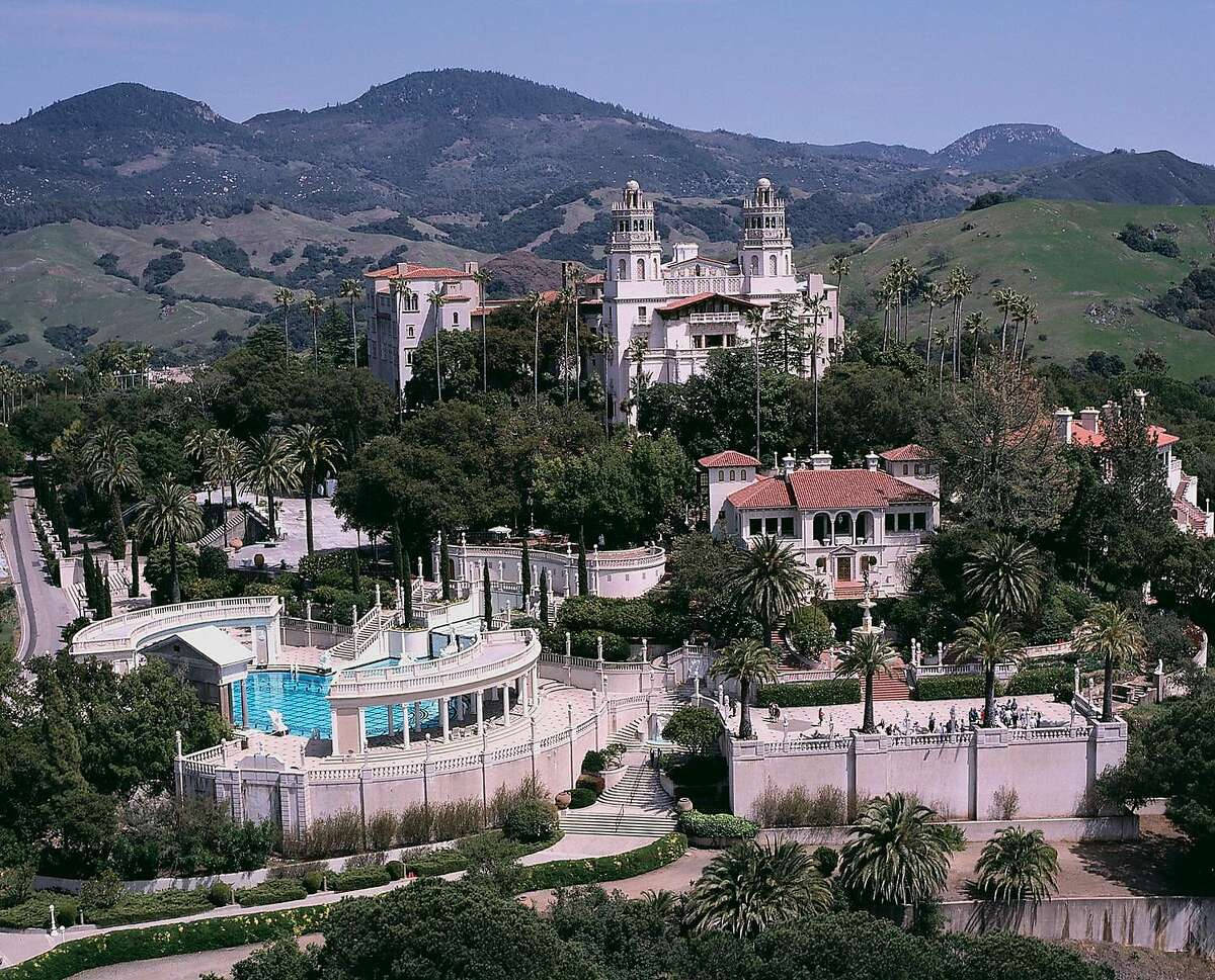 Outside Area Of The Hearst Castle