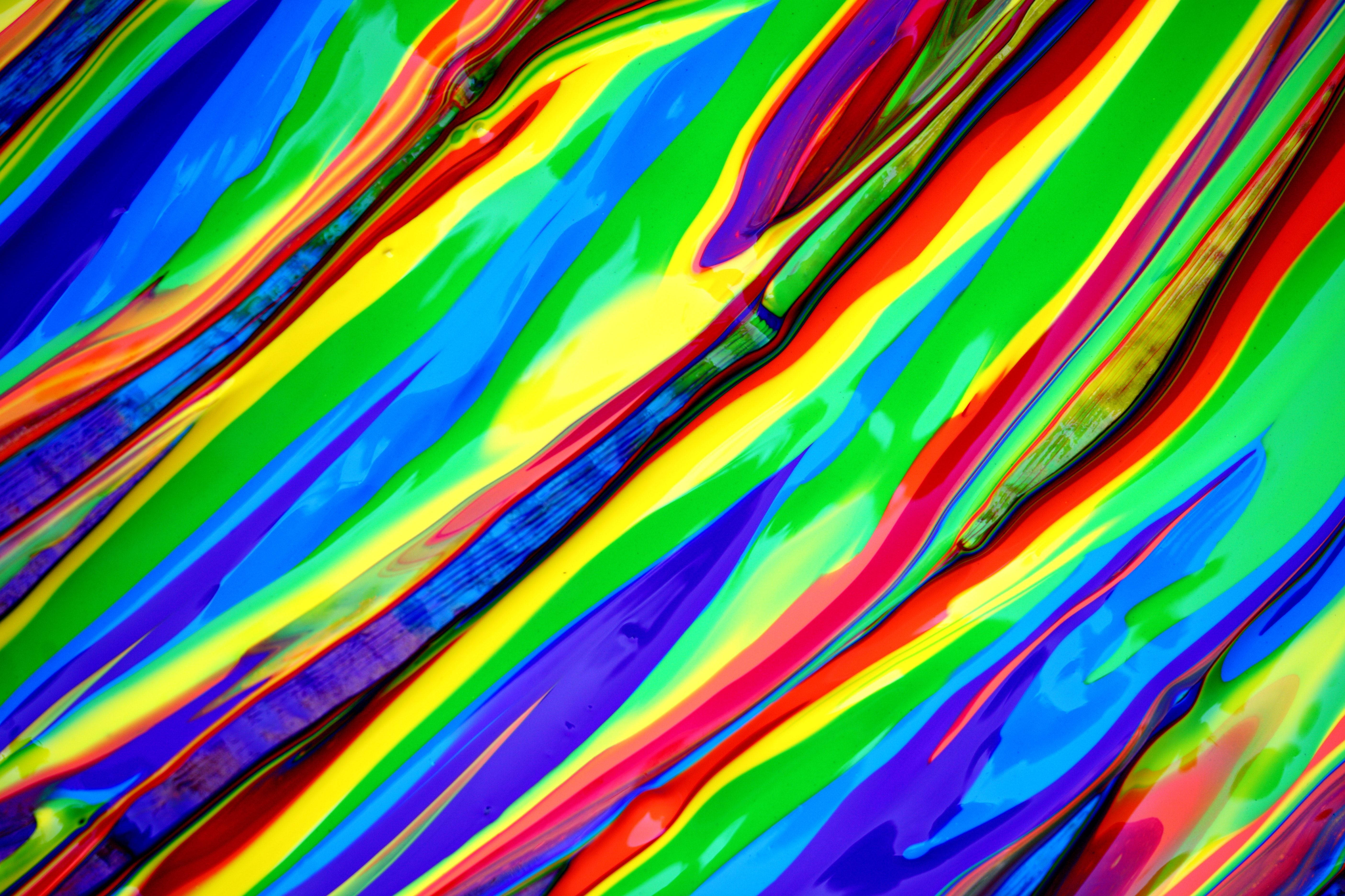 Outstanding Abstract Queer Painting Background