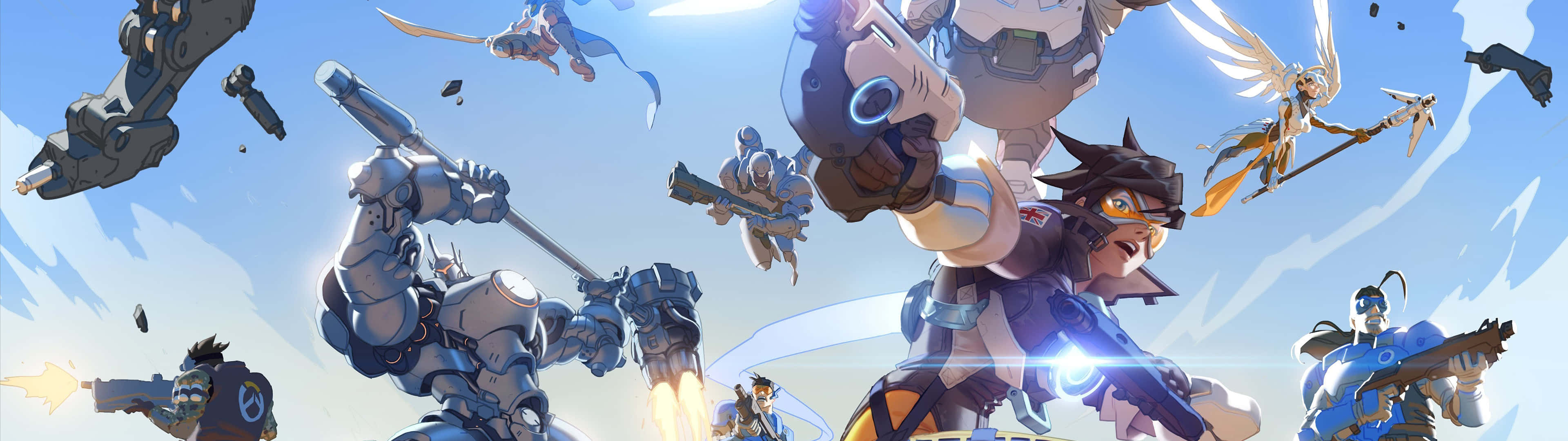 Outwit Your Enemies With Overwatch Dual Background