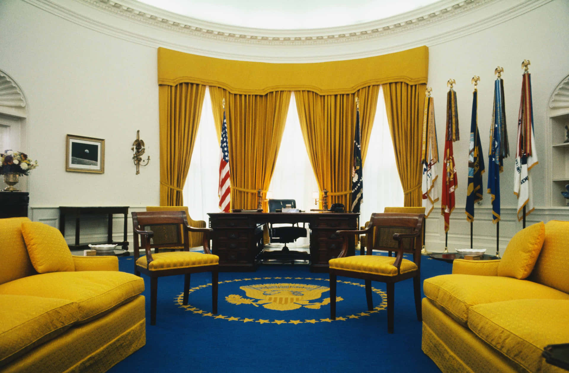 Oval Office Teams Background Background