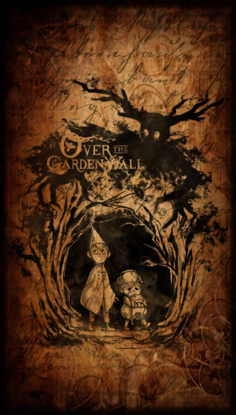 Over The Garden Wall Art Illustration Background