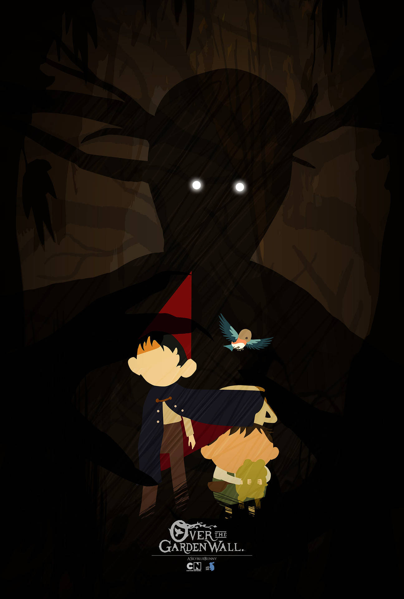 Over The Garden Wall Art Poster Background