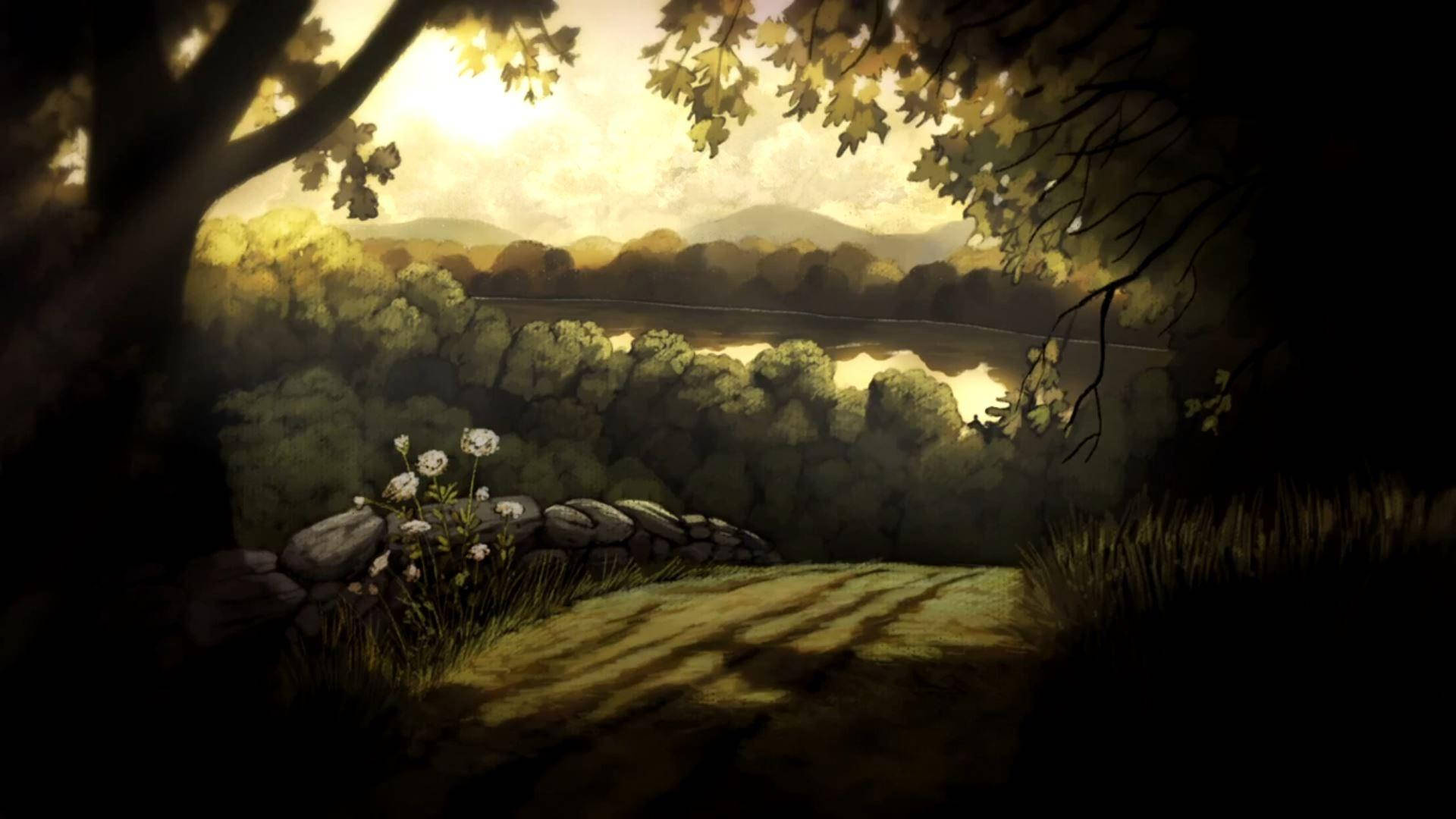 Over The Garden Wall Scenery Background