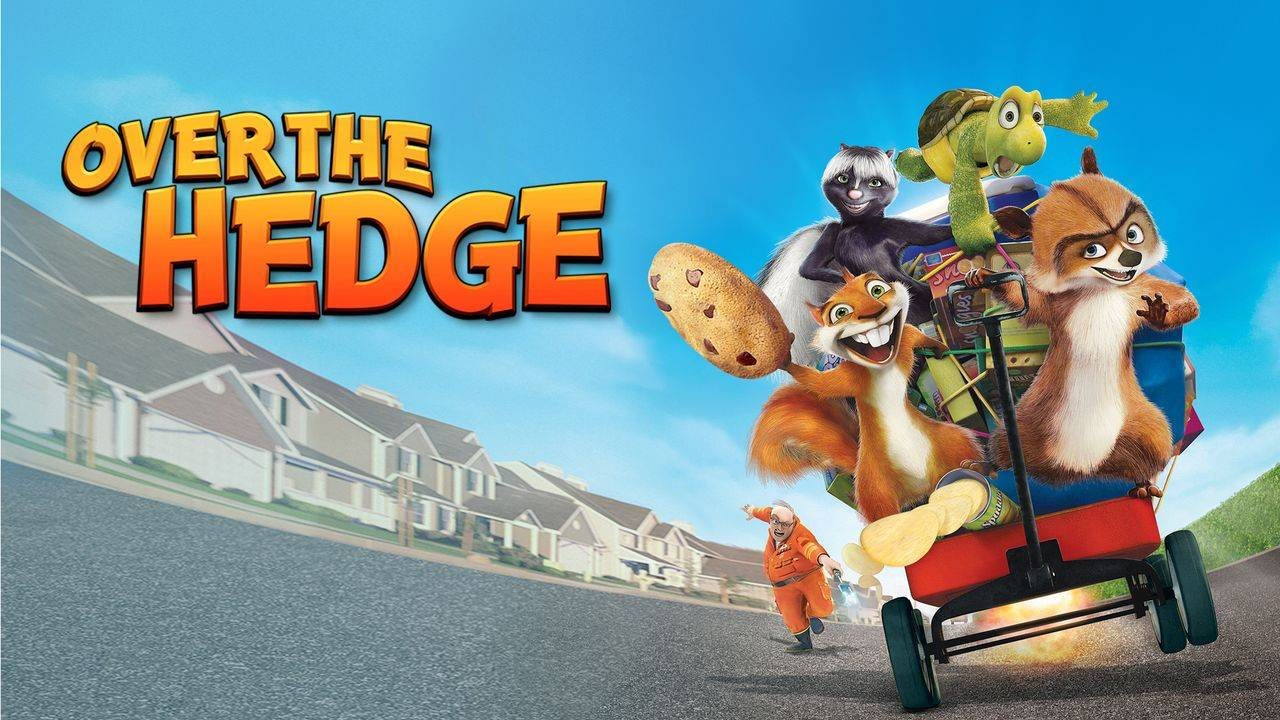 Over The Hedge Cart Poster