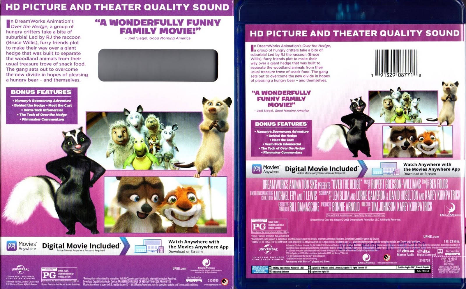 Over The Hedge Dvd Poster Background