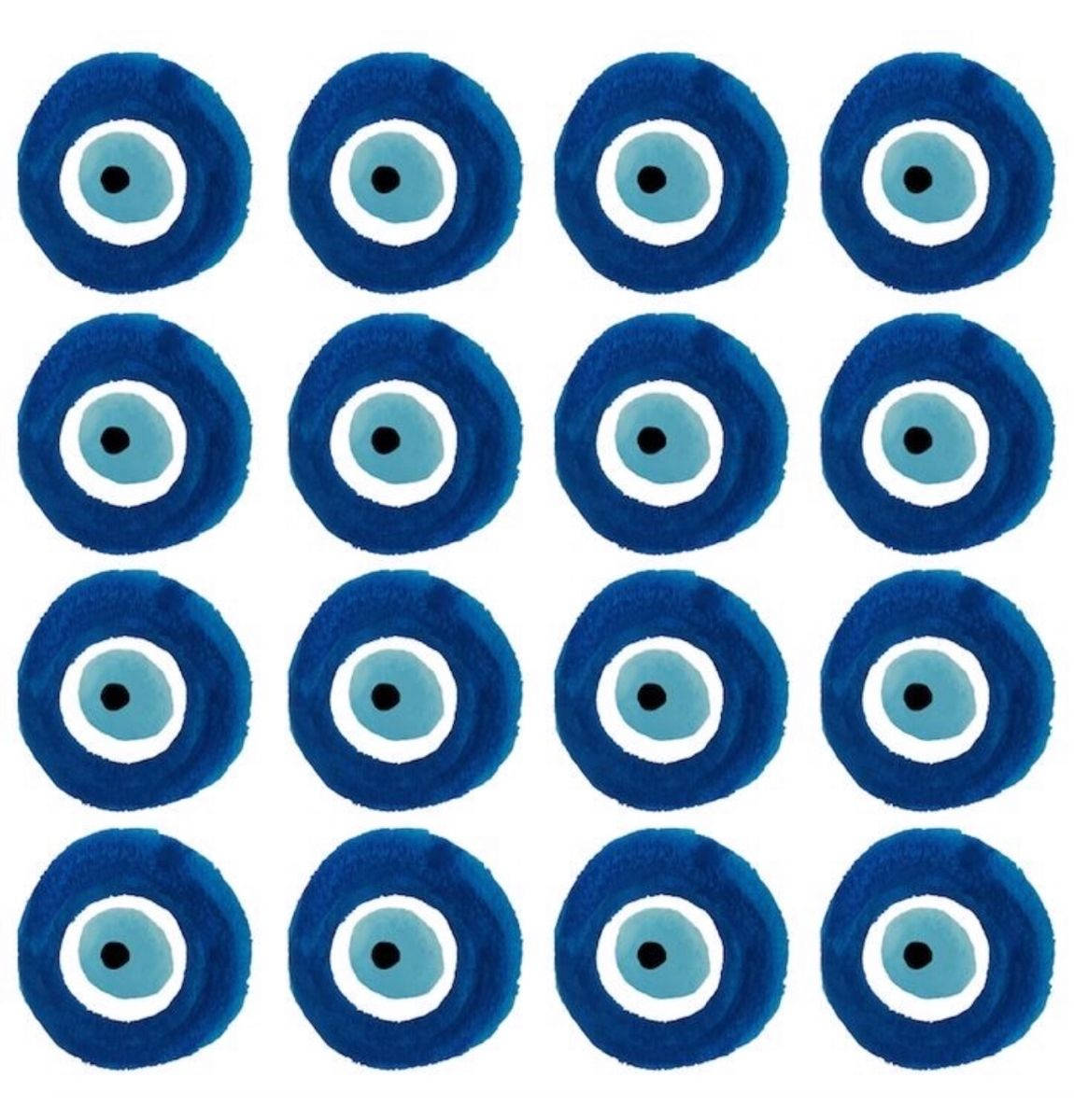 Overcoming Fear - Evil Eye Pattern Set Background