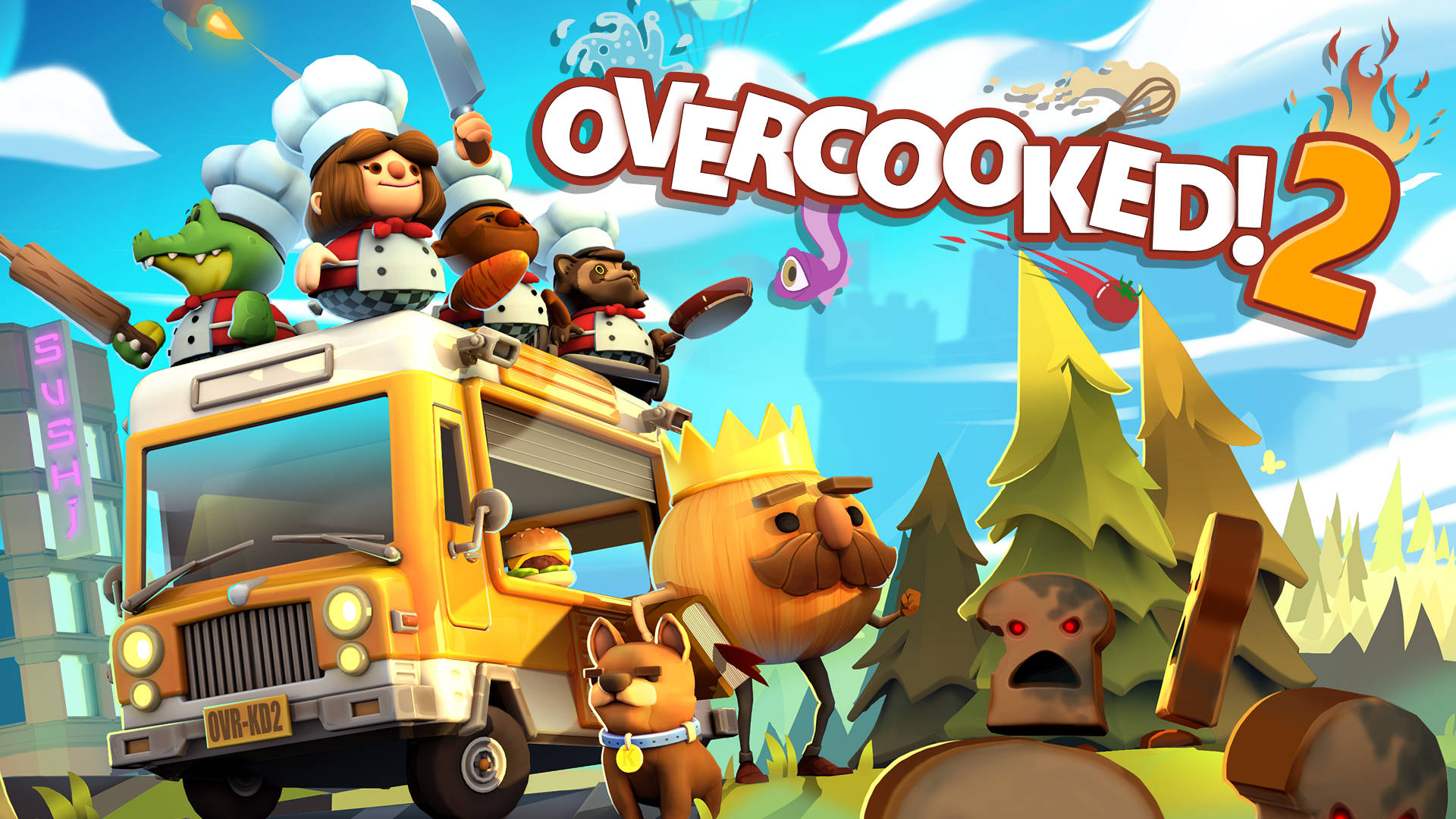 Overcooked 2 Game Cover Background