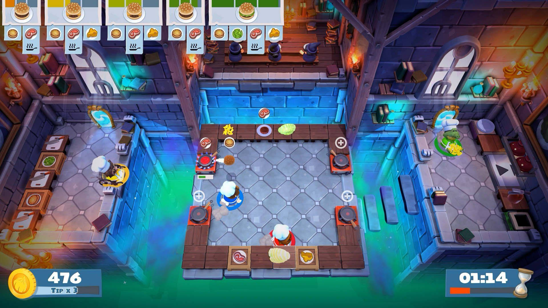 Overcooked Castle Moat Background