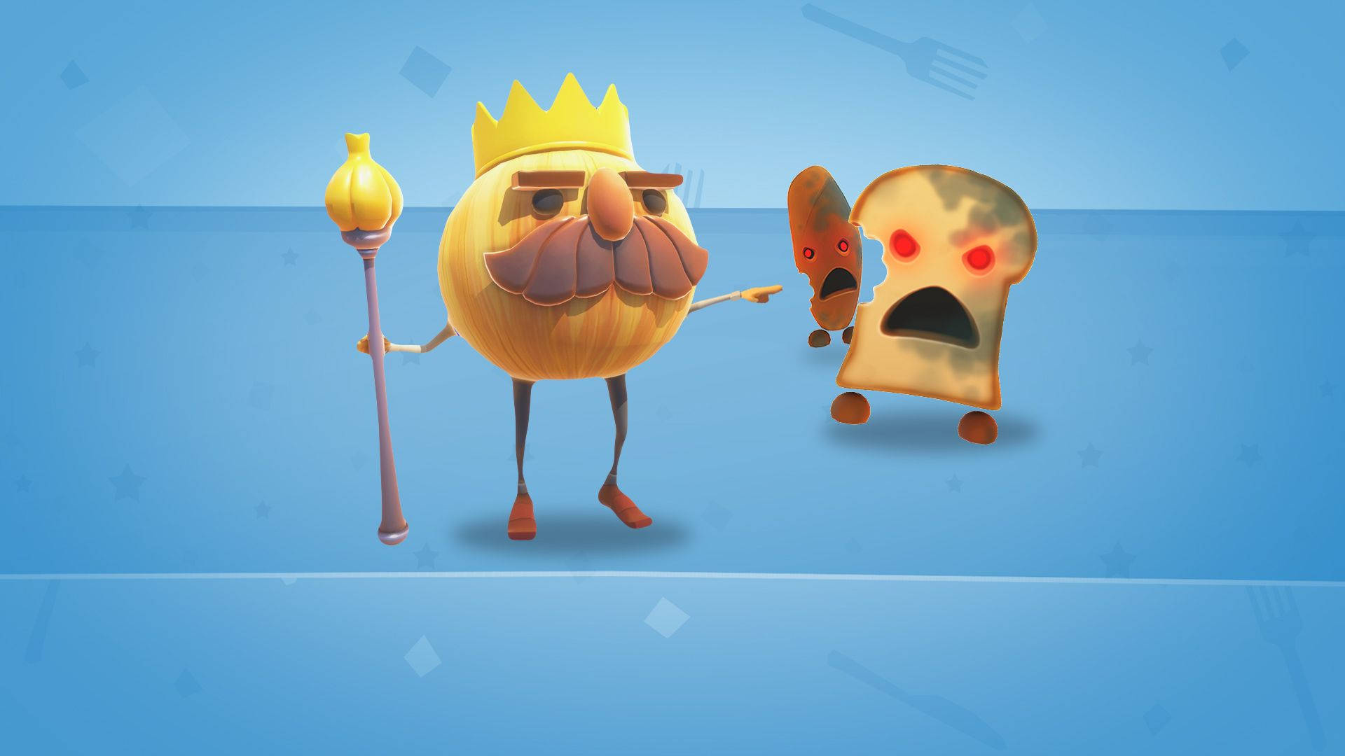 Overcooked Onion King Background