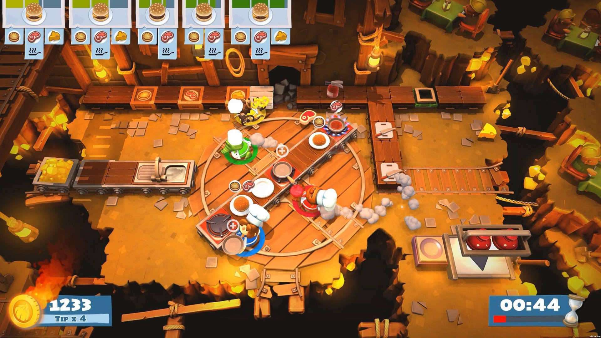 Overcooked Rotating Floors Background