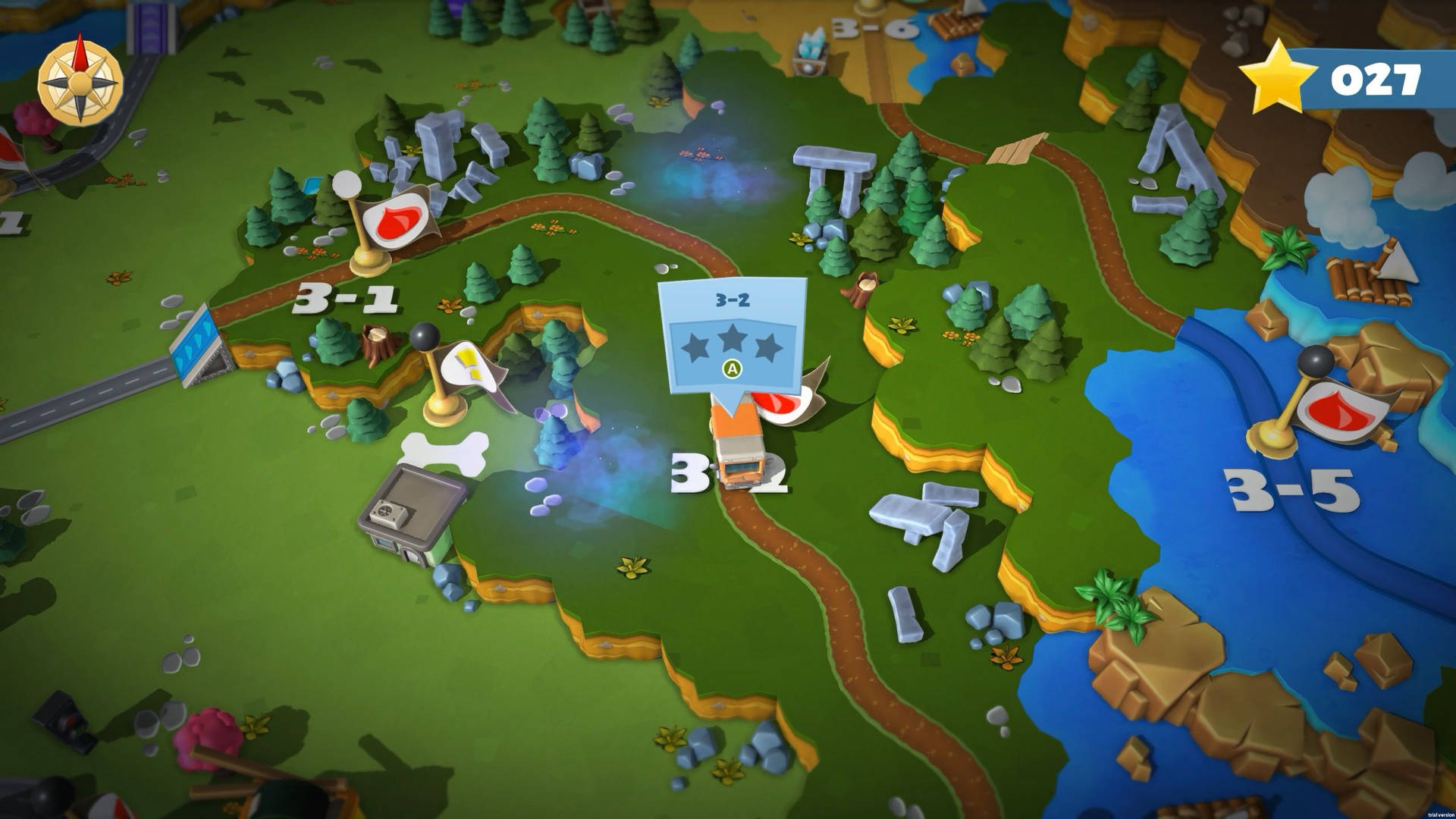 Overcooked Town Map Background