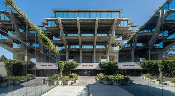 Overflowing Grass Ucsd Geisel