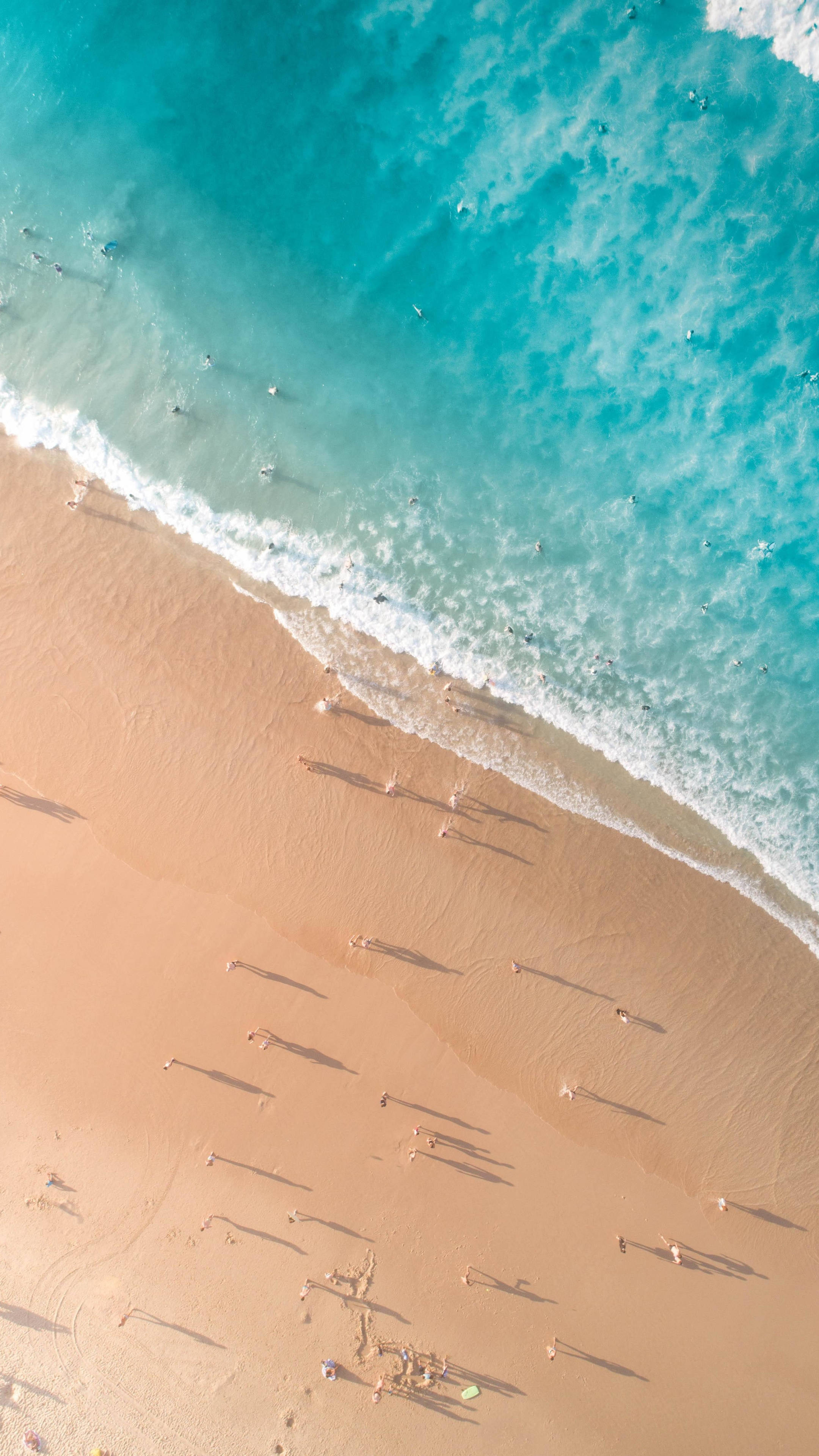 Overhead Beach Android Background