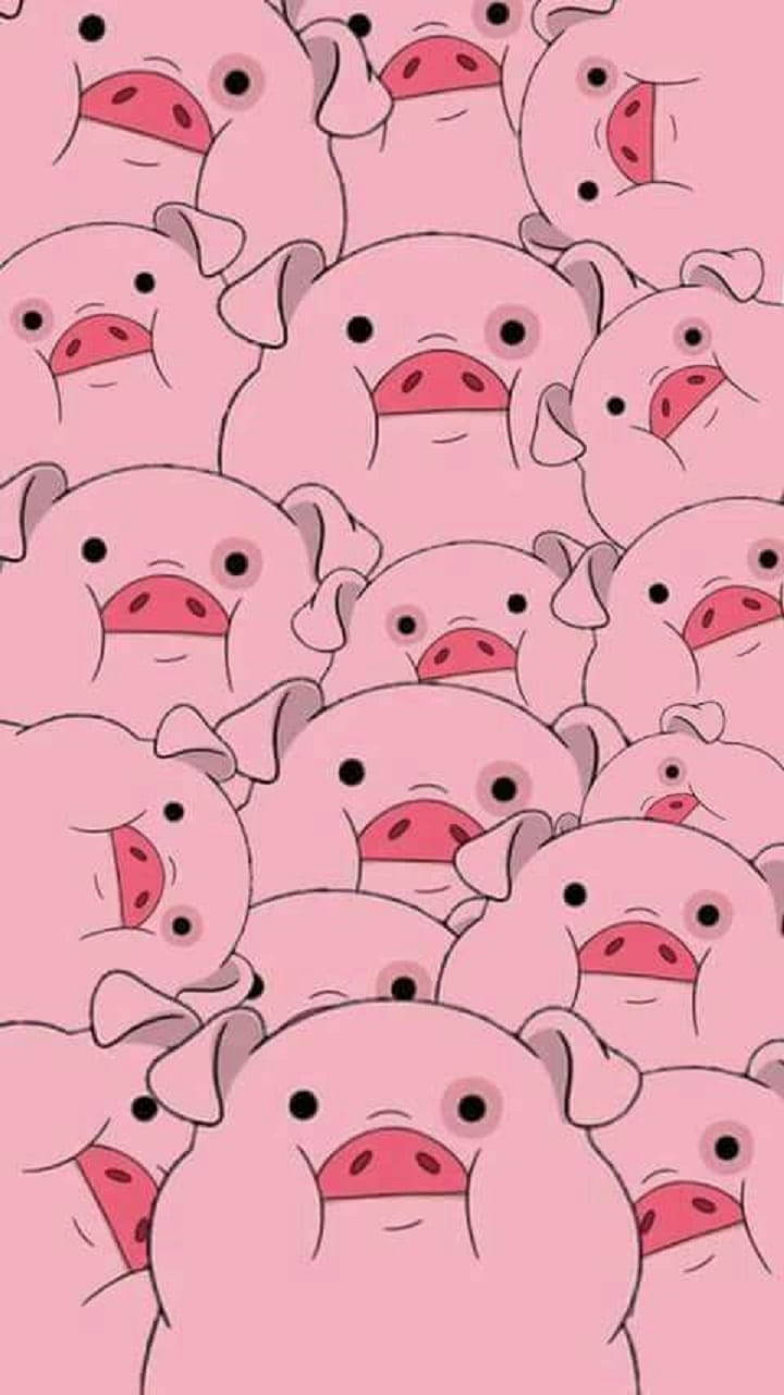 Overlapping Waddles Graphic Background