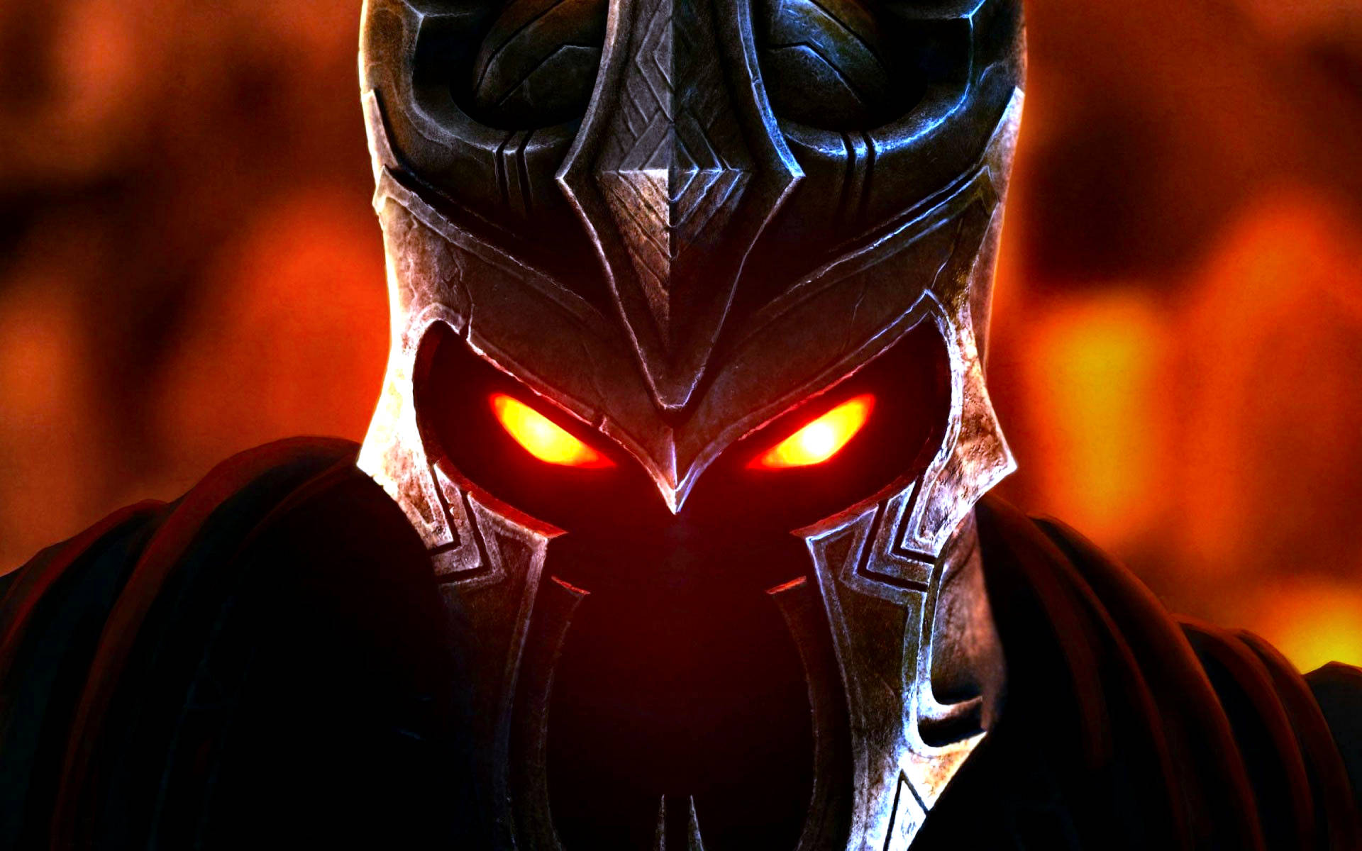 Overlord Head Death Knight Background