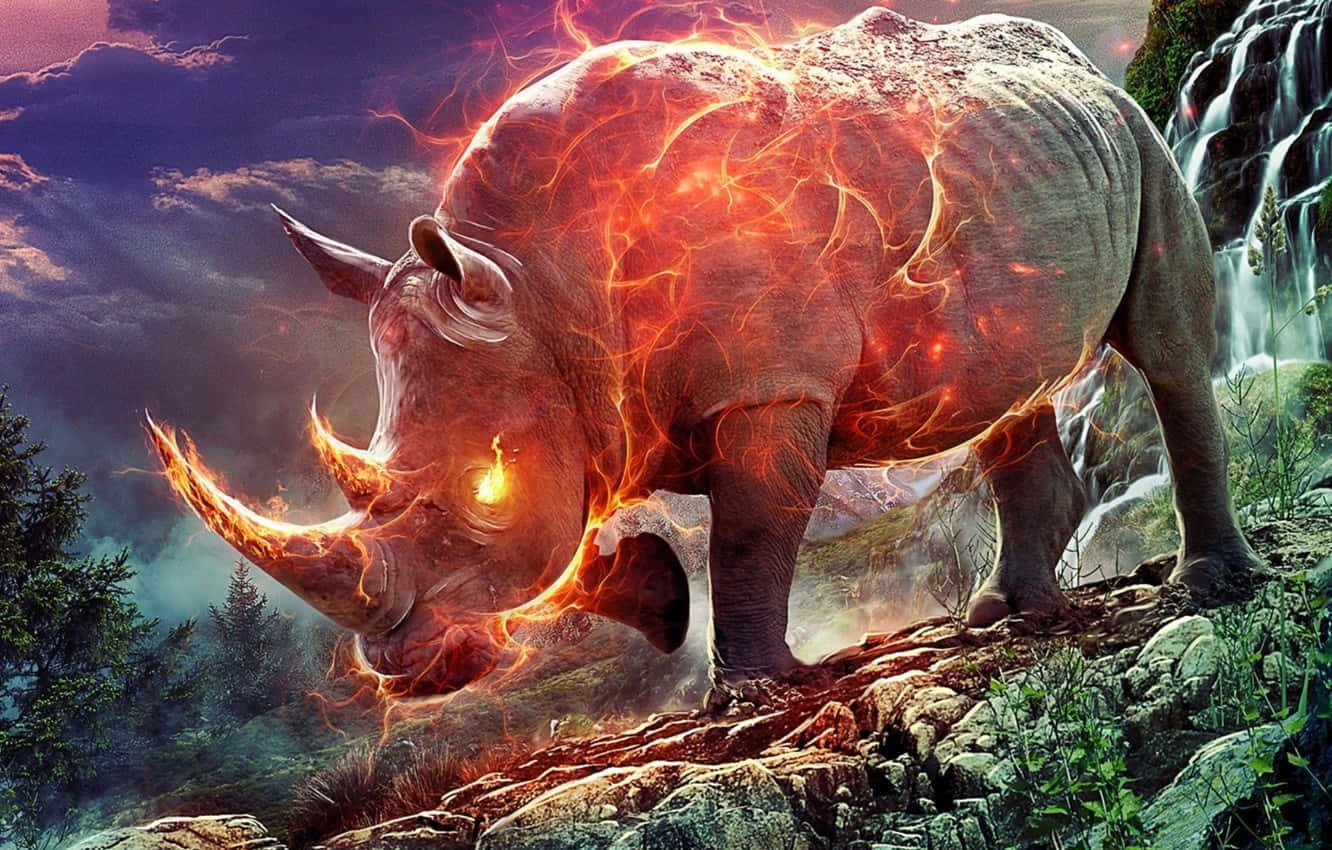 Overt Rhinoceros Background