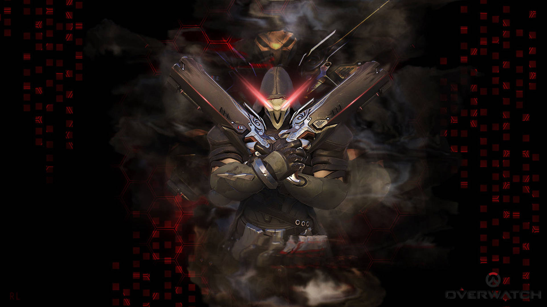Overwatch 4k Gunner Reaper Background