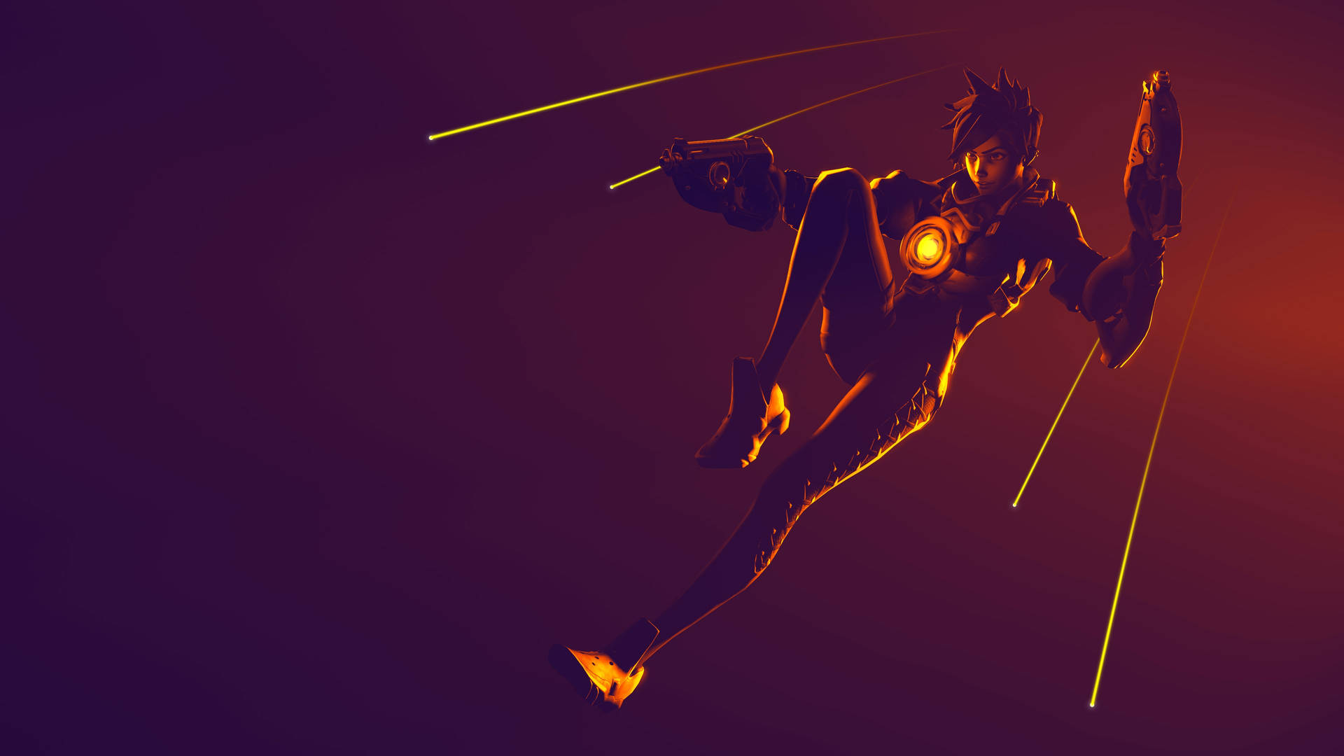Overwatch 4k Tracer Air Combat Background