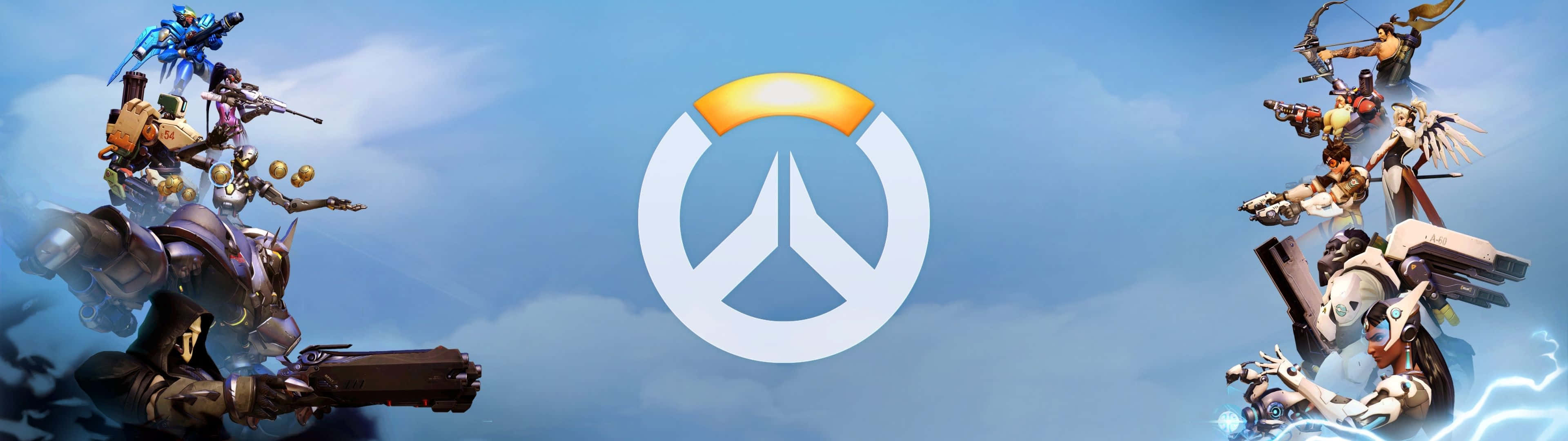 Overwatch Characters Dual Screen Background