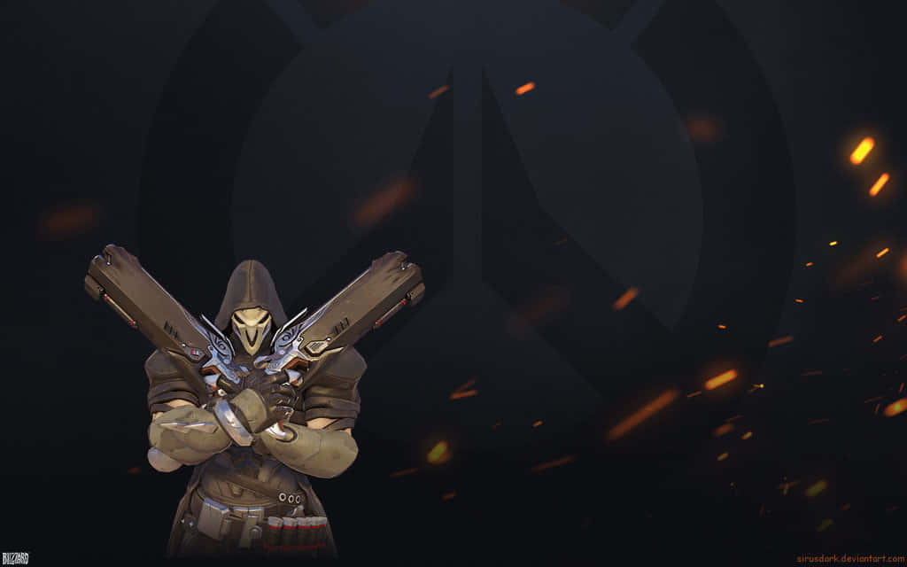 Overwatch Hero, Reaper, Ready For Action Background