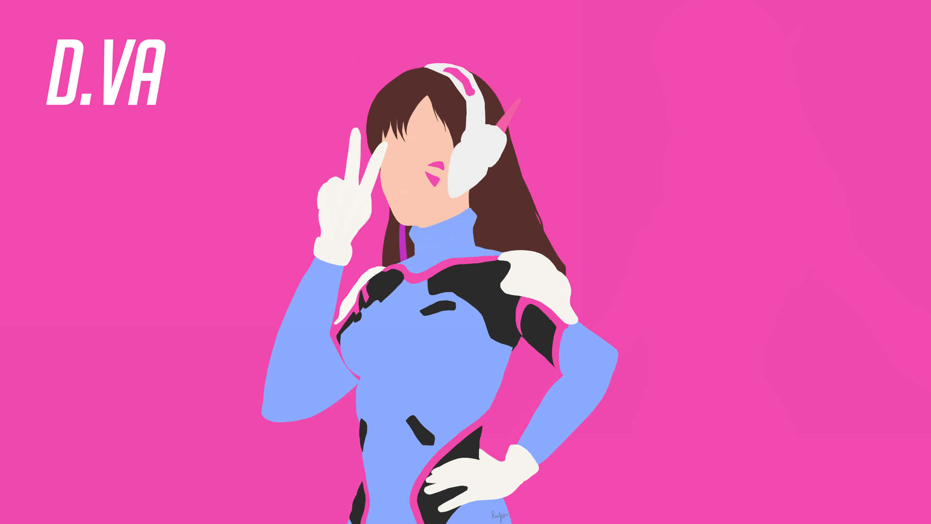 Overwatch Minimalist - A Bold Illustration Of Your Favorite Overwatch Heroes. Background