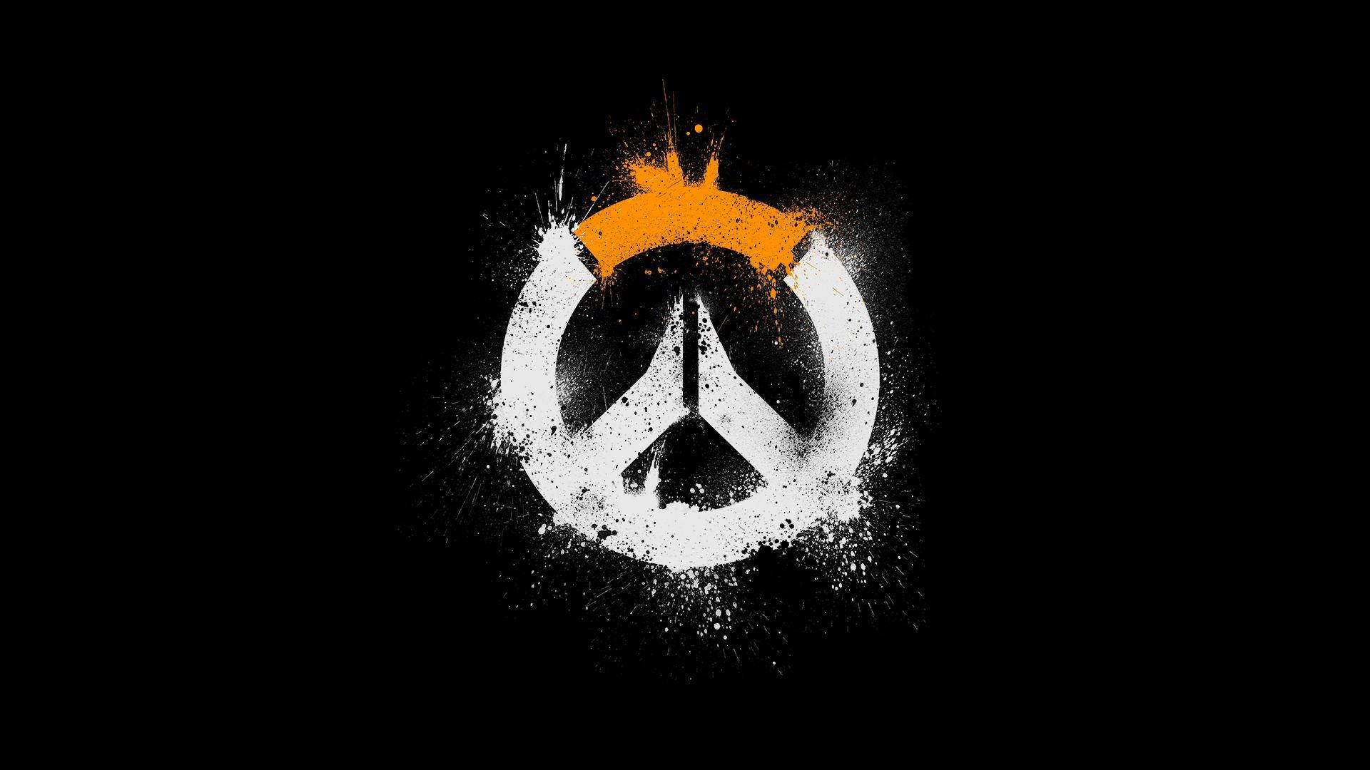 Overwatch Minimalist Logo Background