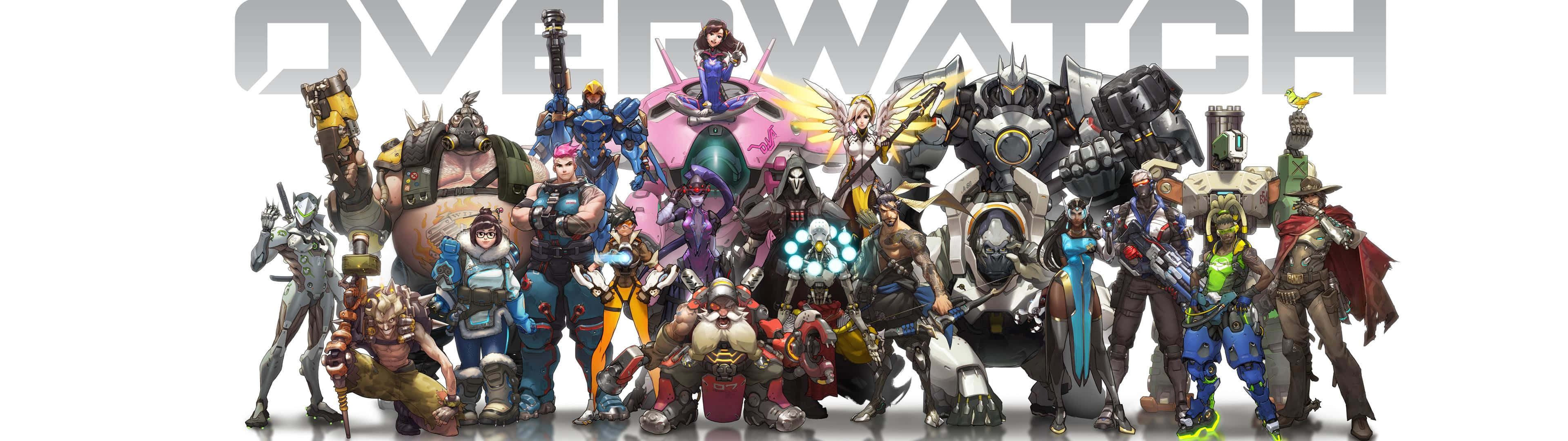 Overwatch Overload Dual Background