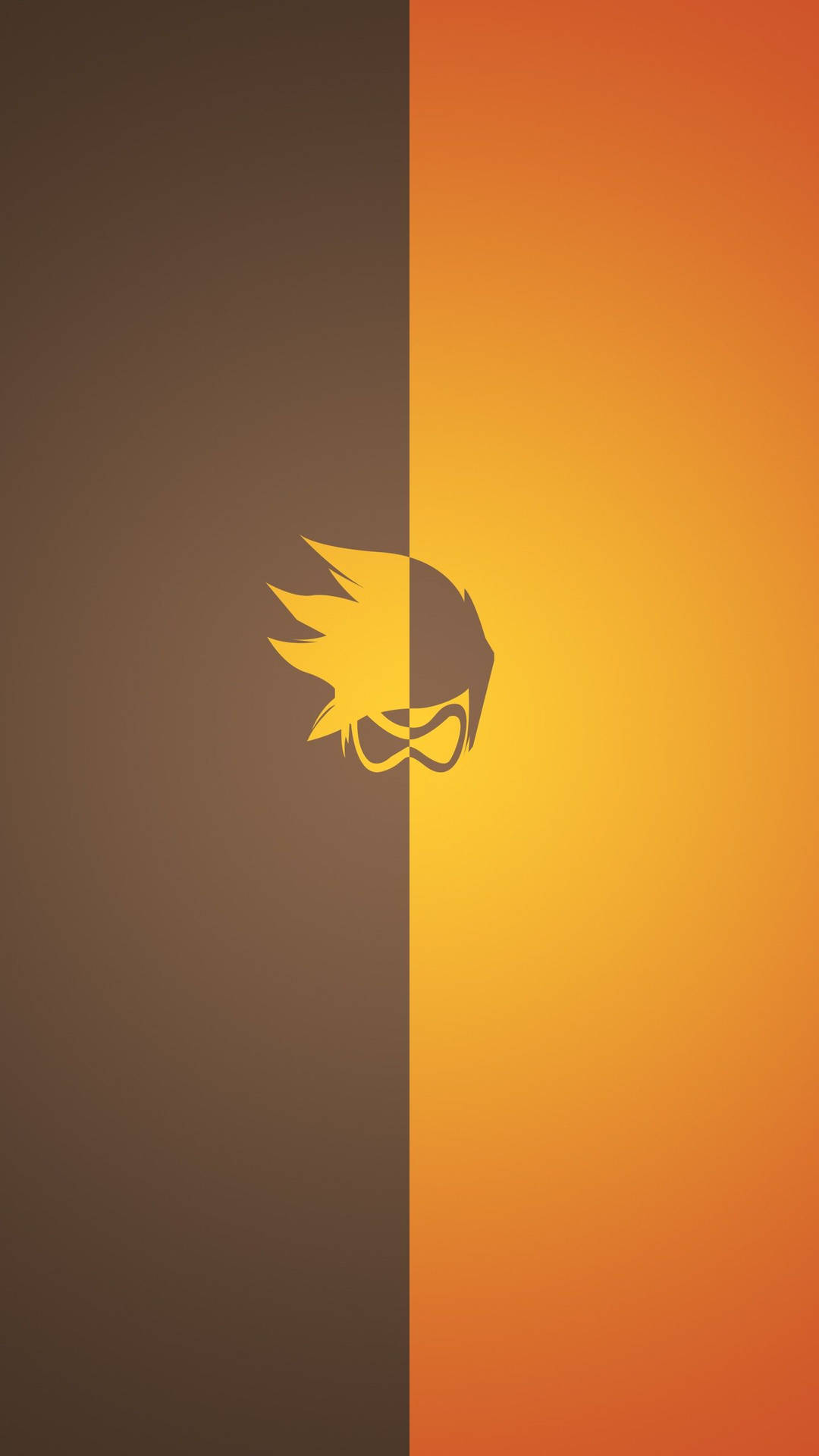 Overwatch Phone Brown Orange Tone Background